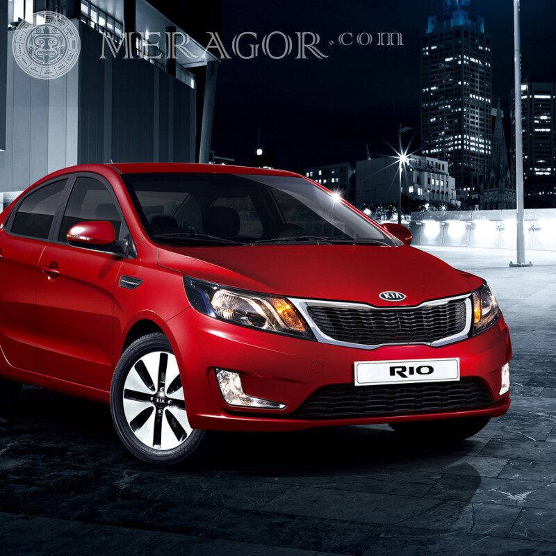 Download a photo of a red Kia on your profile picture Cars Transport