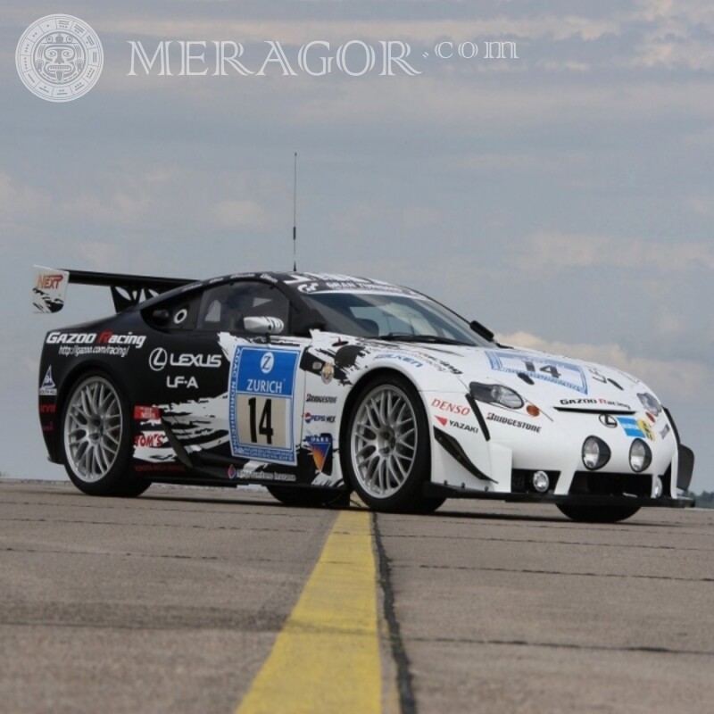 Download a photo of a cool sports Lexus to your profile picture for a guy Cars Transport Race