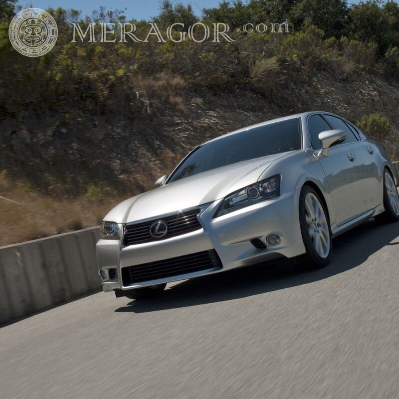 Download a photo of an expensive Lexus to your profile picture Cars Transport