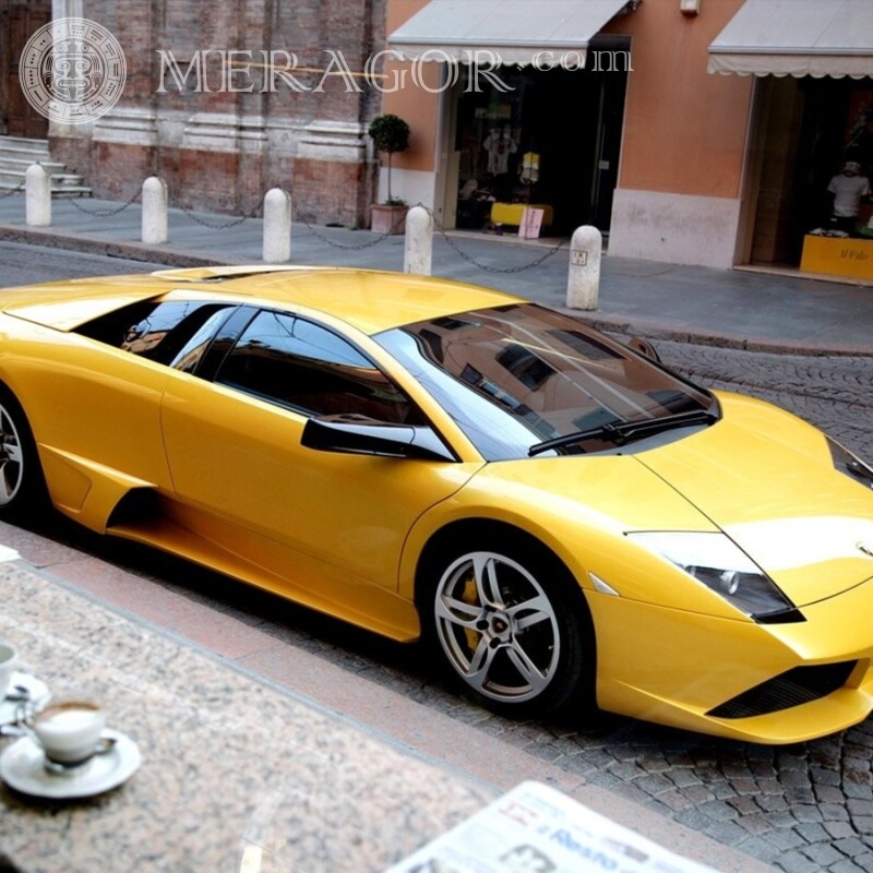 Скачать фотографию Lamborghini на аву Les voitures Transport