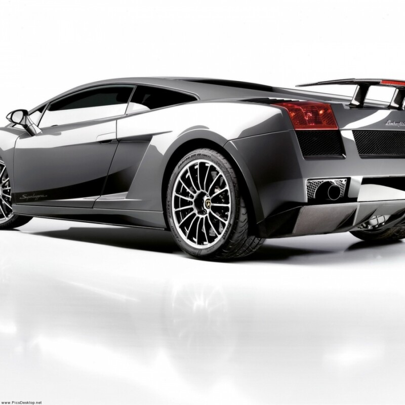 Скачать фотографию прикольной черной Lamborghini на аву Автомобили Транспорт