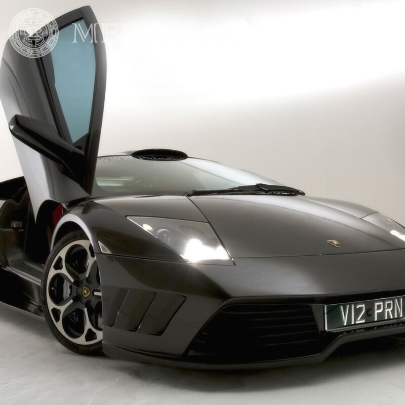 Скачать картинку потрясающей Lamborghini на аву для парня Автомобили Транспорт