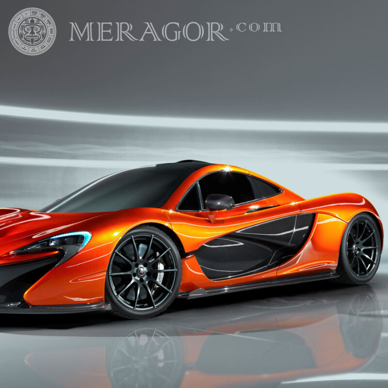Baixe gratuitamente uma foto em sua foto de perfil de uma McLaren chique para uma garota Carros Transporte