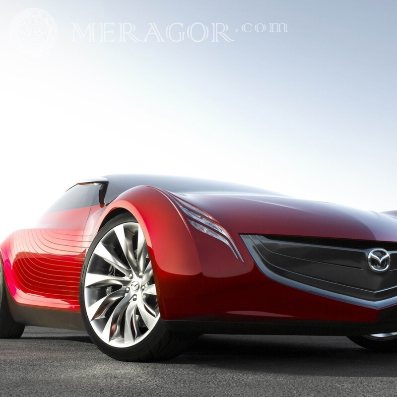 Téléchargement gratuit de la photo d'avatar de la Mazda rouge de luxe Les voitures Transport
