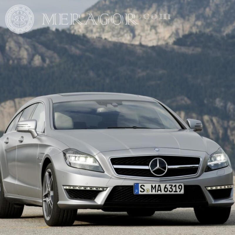 Télécharger la photo élégante de Mercedes sur votre avatar Facebook Les voitures Transport