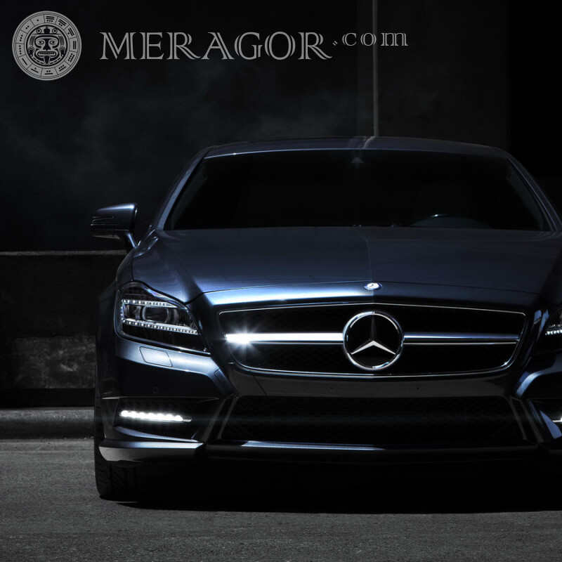 Élégante Mercedes télécharger la photo sur votre photo de profil | 0 Les voitures Transport