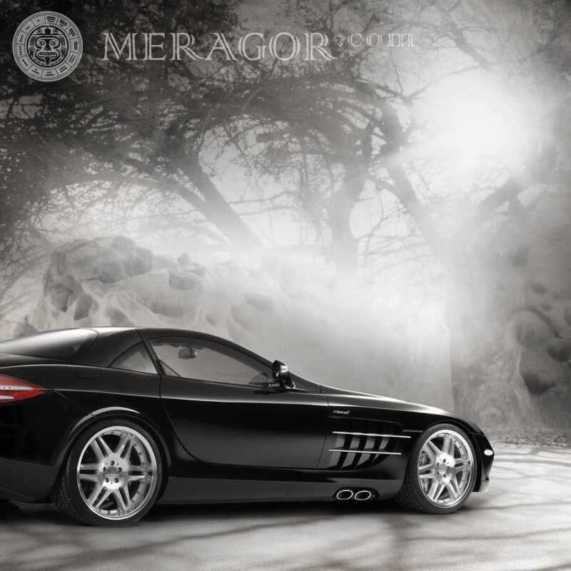 Bela foto preta da Mercedes para baixar Carros Transporte