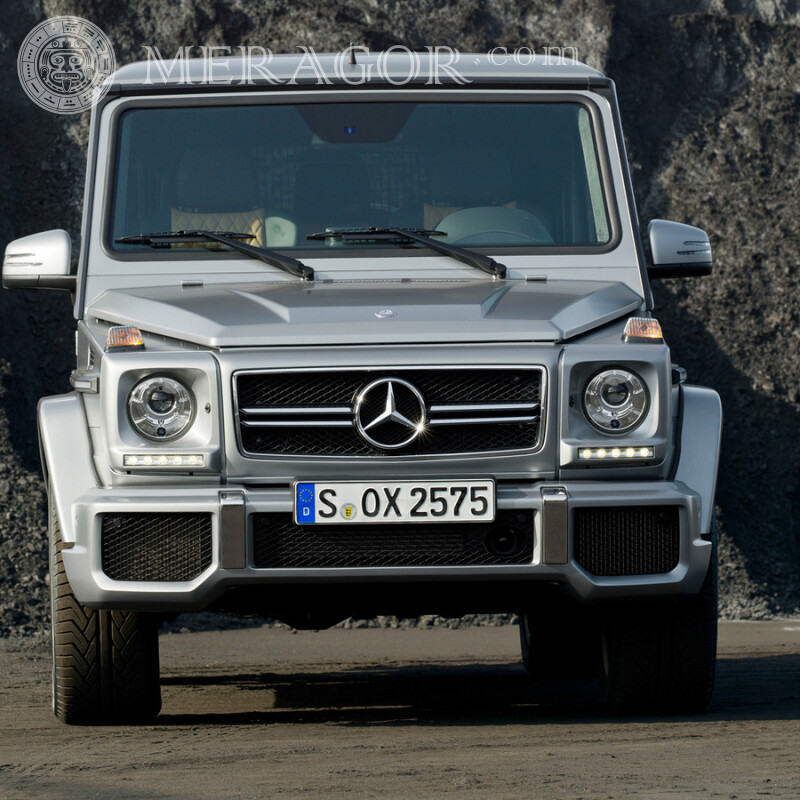 Хороший Mercedes скачать фото на аву Carros Transporte
