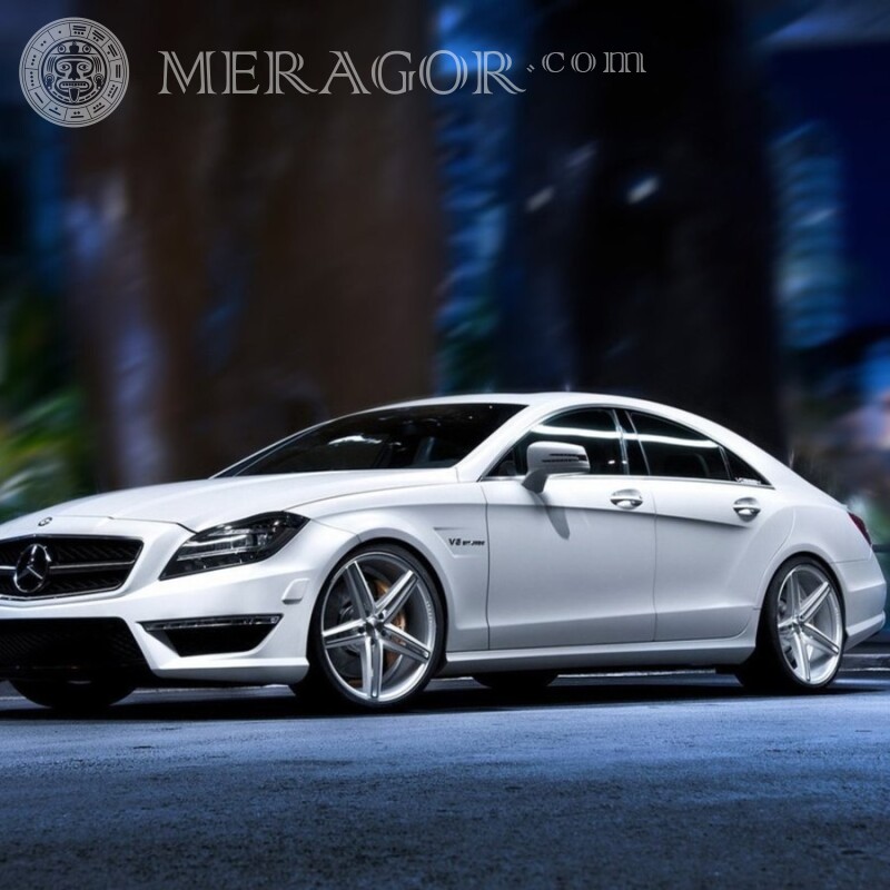On the avatar download a photo of a passenger Mercedes Cars Transport