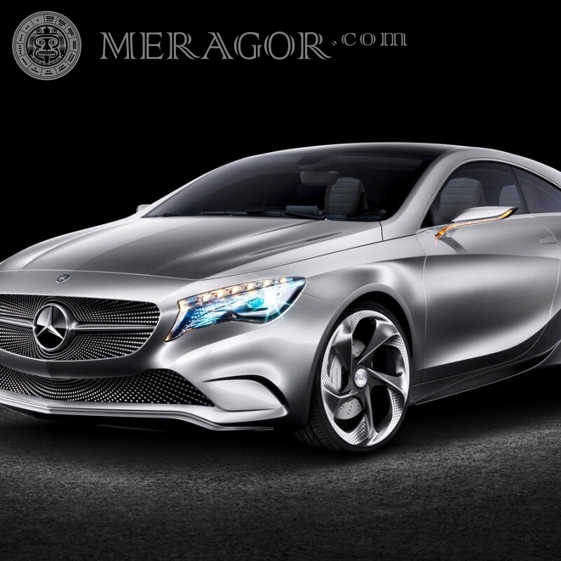 Téléchargez la photo cher Mercedes sur votre photo de profil Les voitures Transport