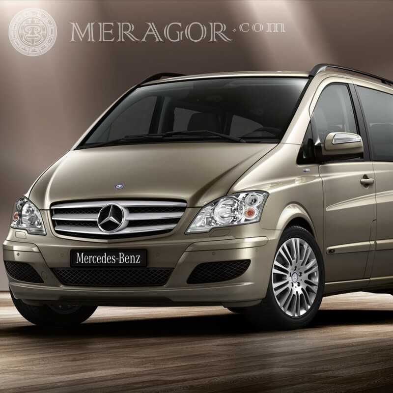 Download photo of luxury German minivan Mercedes Cars Transport