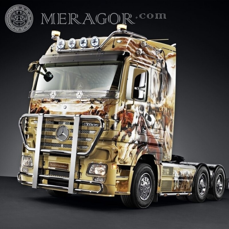 Cool cool Mercedes tractor descargar foto Autos Transporte