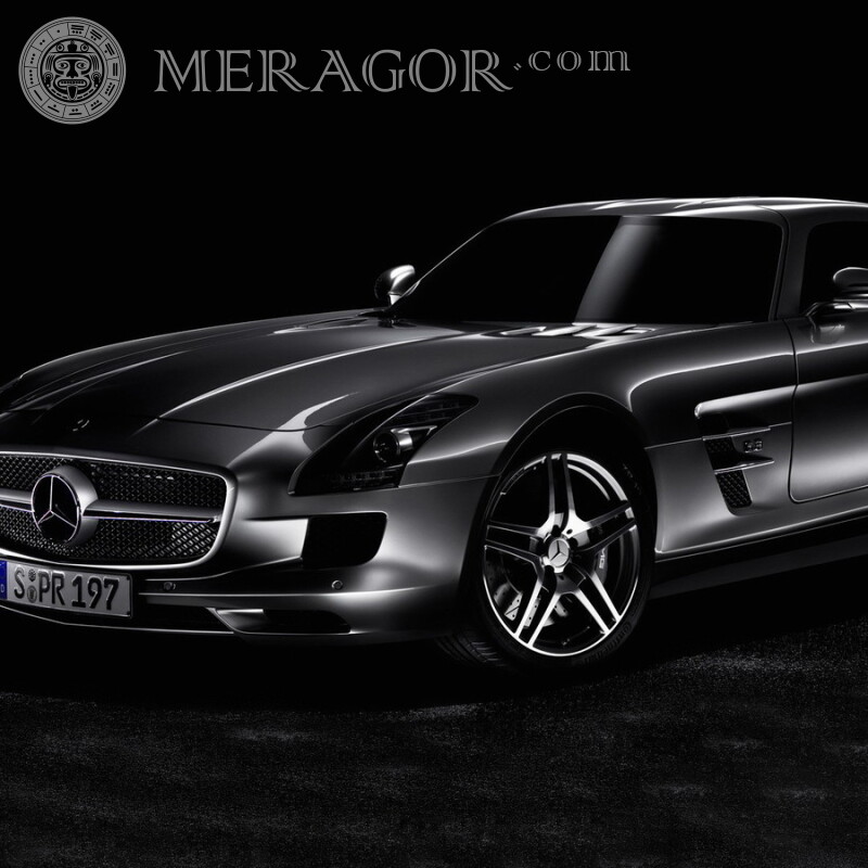 Download a photo of a cool Mercedes on your profile picture Cars Transport