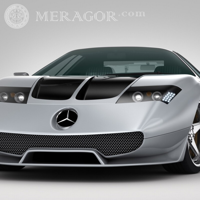 On the avatar download a photo of a great Mercedes for a guy Cars Transport