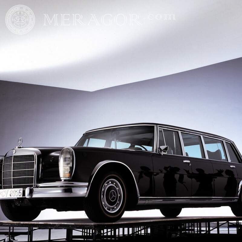 Grande limousine Mercedes télécharger la photo sur votre photo de profil Les voitures Transport
