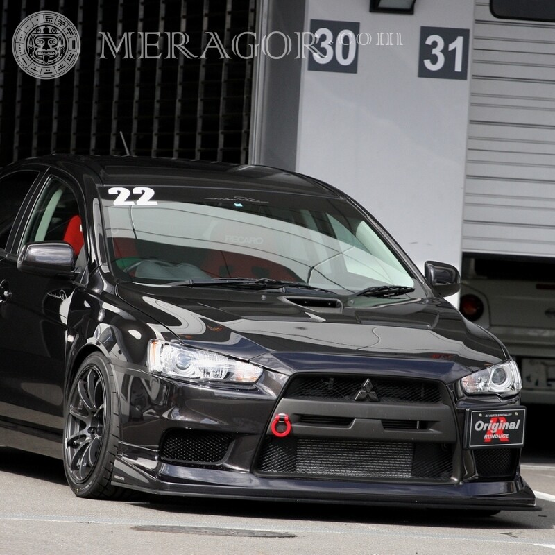 Download stylish Mitsubishi photo to your profile picture Cars Transport