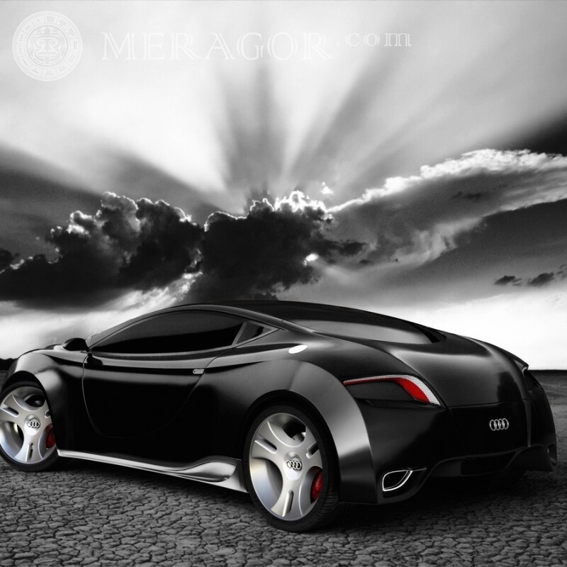 Laden Sie ein Foto eines coolen Autos für einen Avatar herunter Autos Transport