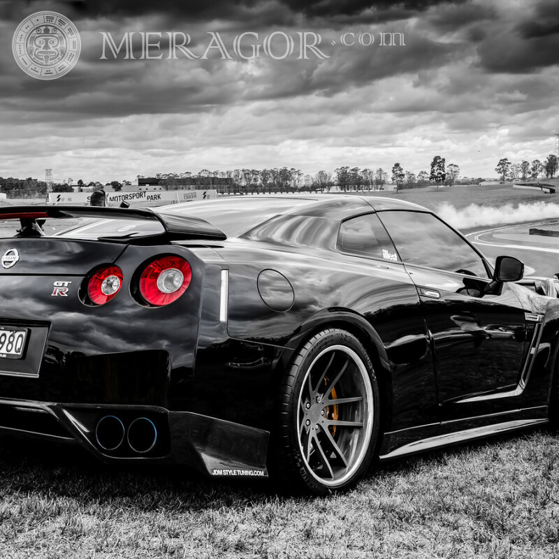 Sporty black Nissan photo download for guy Cars Transport