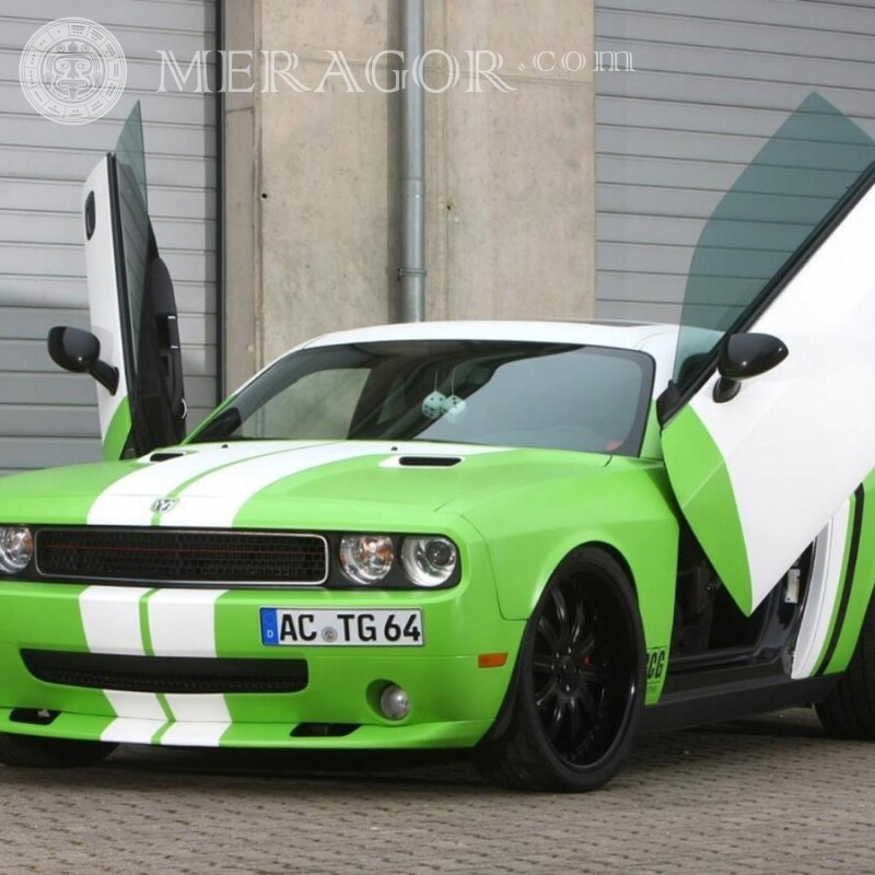Dodge with lifting doors download photo Cars Transport