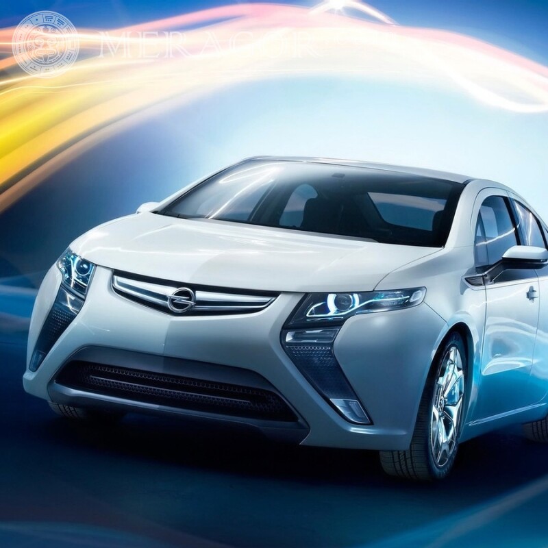 Excelente foto de download Opel branca na sua foto de perfil Carros Transporte