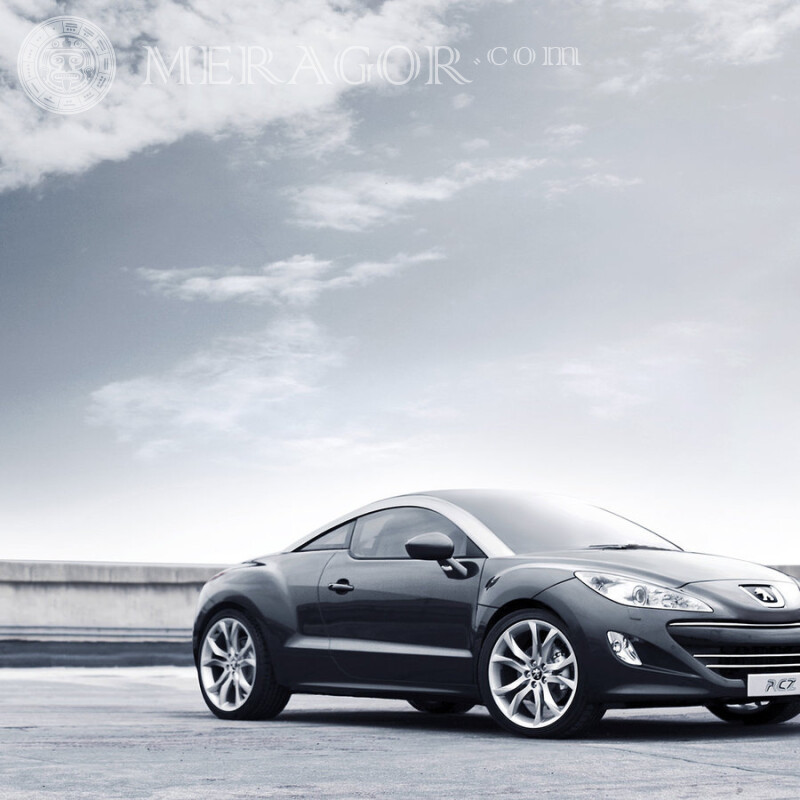 Excellente Peugeot noire télécharger la photo Les voitures Transport