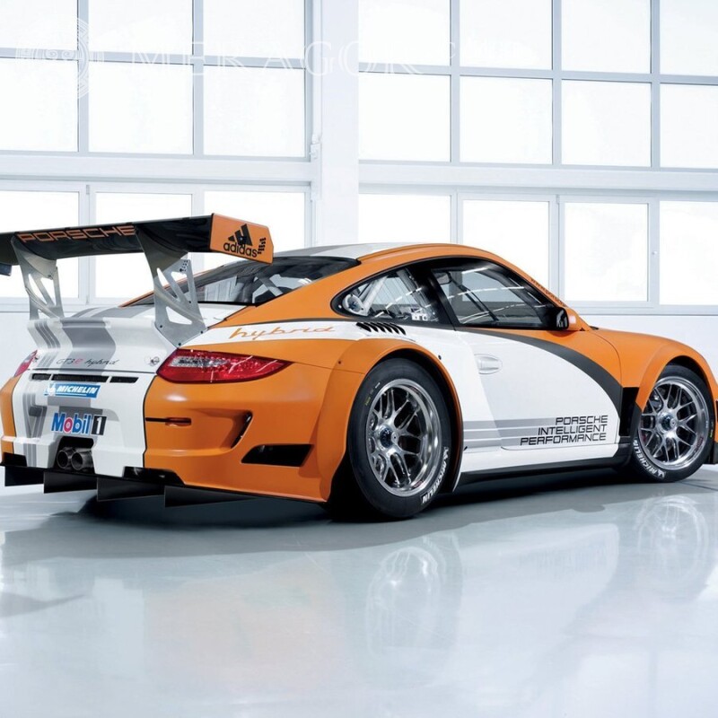 Foto für coolen Avatar-Renn-Porsche Autos Transport Rennen