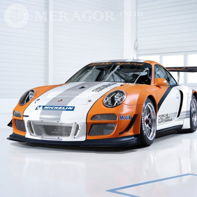 Фото на аватарку для ВатсАпп крутой гоночный Porsche Автомобили Транспорт Гонки