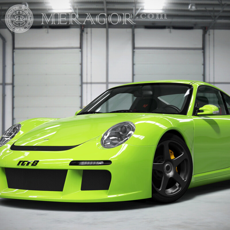 Фото на аватарку в ТікТок шикарний Porsche для дівчини Автомобілі Транспорт