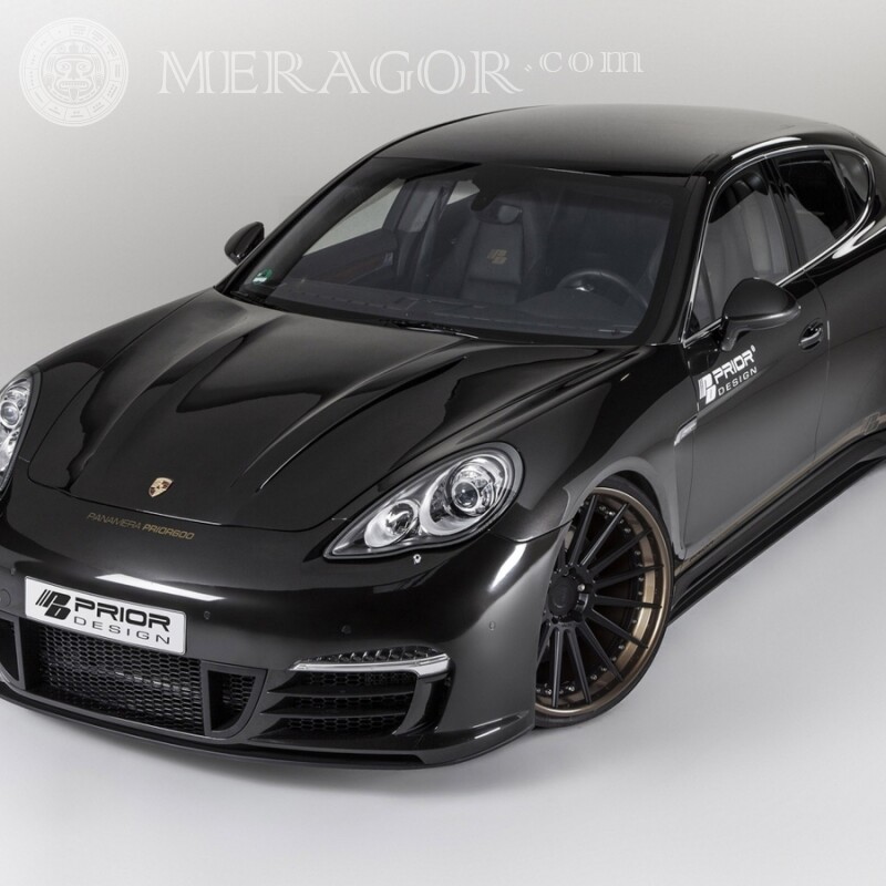 Photo d'avatar pour WatsApp superbe Porsche noire Les voitures Transport