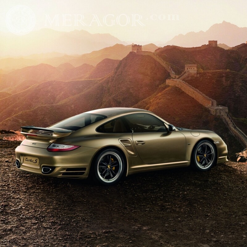 Foto no avatar de um Porsche totalmente novo Carros Transporte