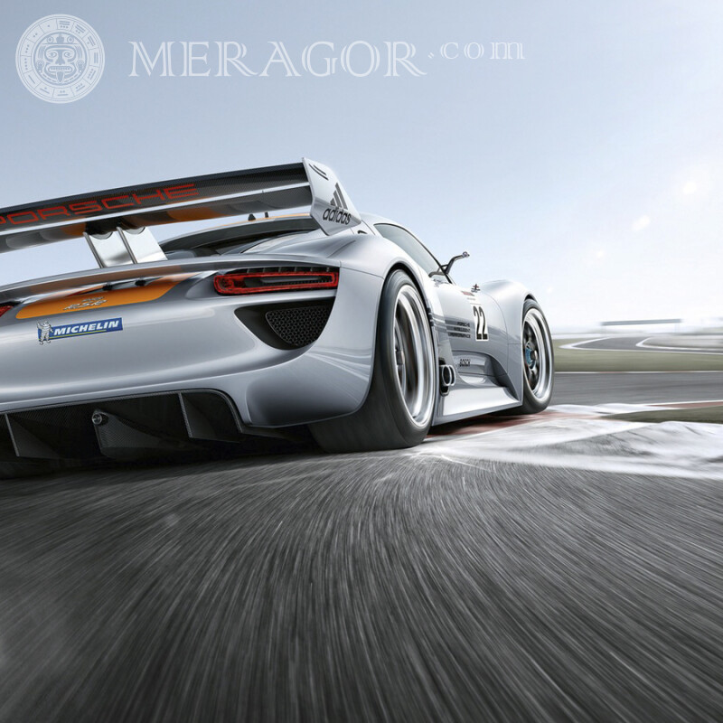 Photo de l'avatar de la Porsche de course WatsApp Les voitures Transport Course