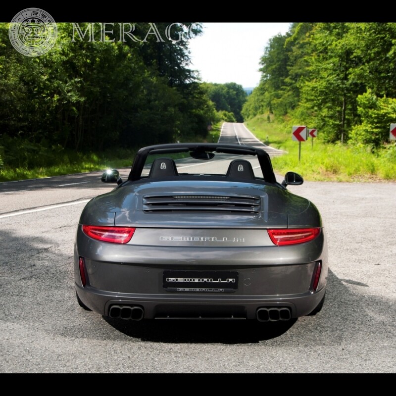 Фото на аватарку для телефону красивий Porsche Автомобілі Транспорт