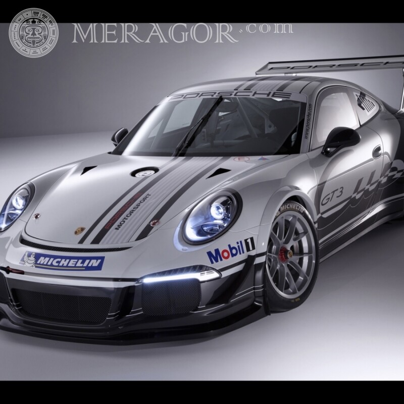 Фото на аватарку для Инстаграм гоночный Porsche Автомобили Транспорт Гонки