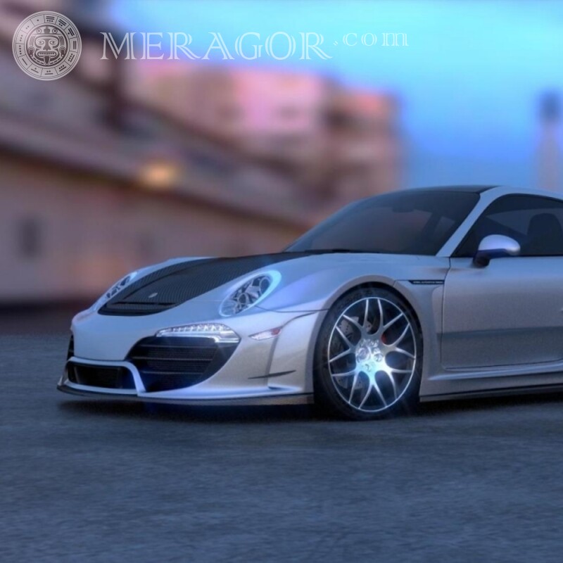 Photo on avatar for phone luxury Porsche free download Cars Transport