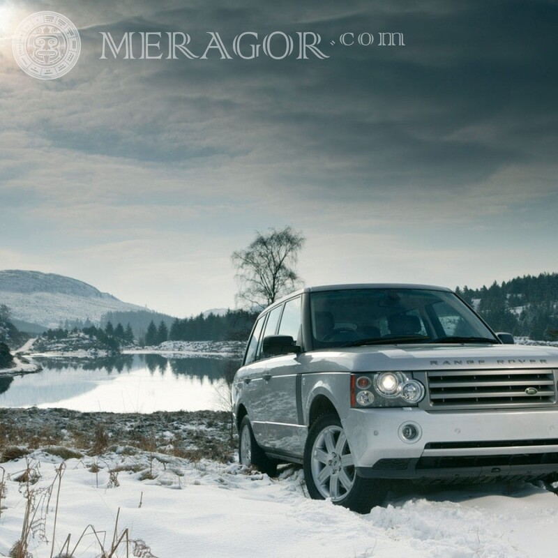Descargue la foto en su foto de perfil de Instagram de un gran Range Rover Autos Transporte