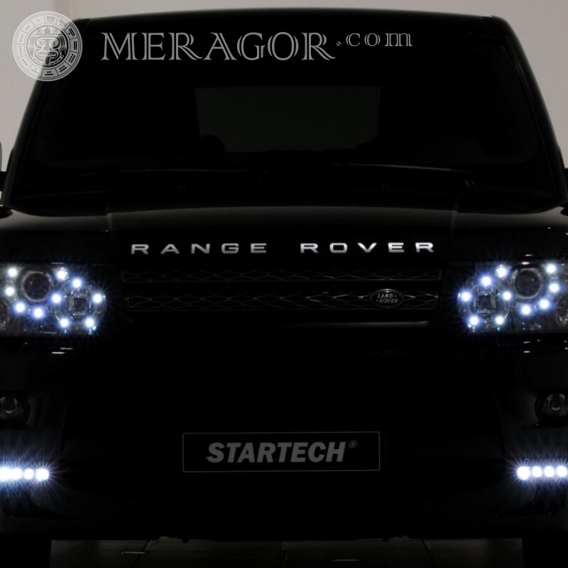 Скачать фото на аватарку в ВК великолепный Range Rover Les voitures Transport