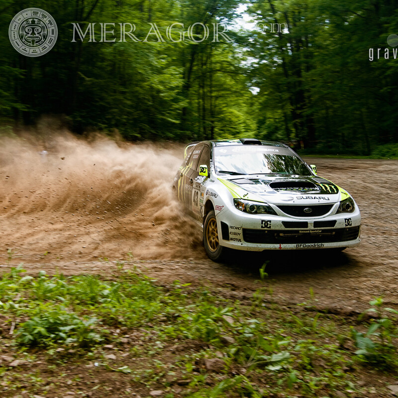 Avatar para foto de download do Subaru de corrida poderosa de vapor Carros Transporte Raça