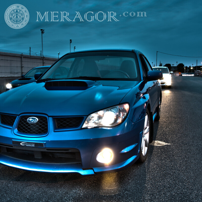 Avatar legal na foto de download do Subaru de luxo do WatsApp Carros Transporte