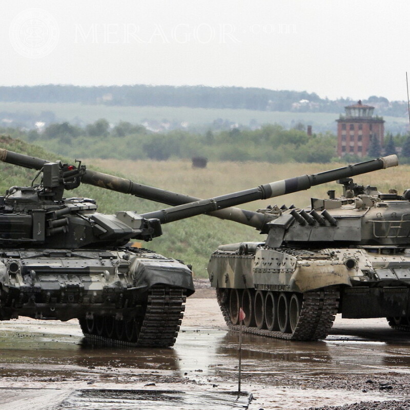 Два танка завантажити фото на аватарку для World of Tanks Військова техніка Транспорт