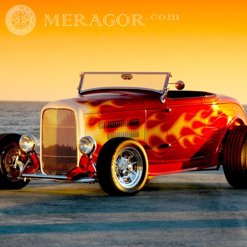 Photo of a cool retro car on your avatar free for a guy Cars Transport Race