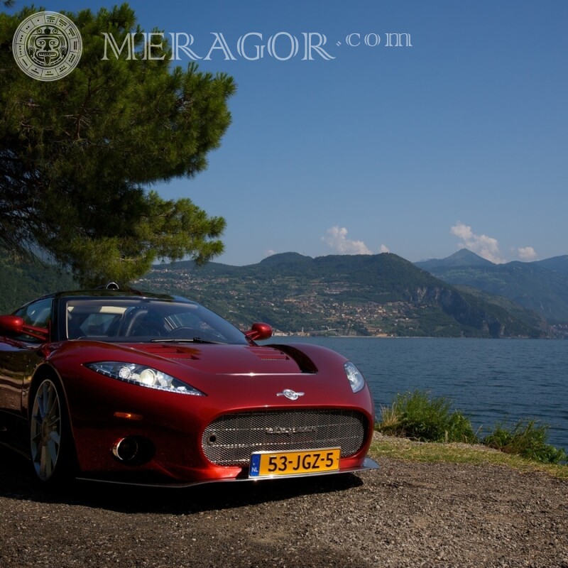 En avatar rojo coche deportivo foto descarga gratuita Autos Transporte Carrera