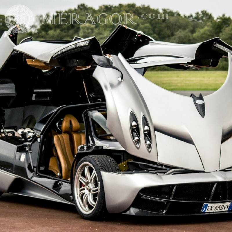 Cool sports car with lifting doors photo free download Cars Transport Race