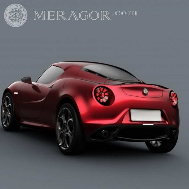 Na foto do avatar de um carro vermelho grátis Carros Transporte