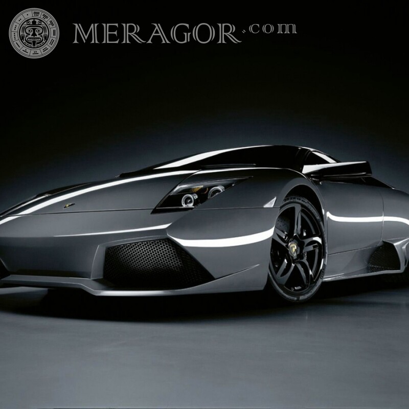 Photo de voiture grise cool pour un mec sur un avatar gratuitement Les voitures Transport Course