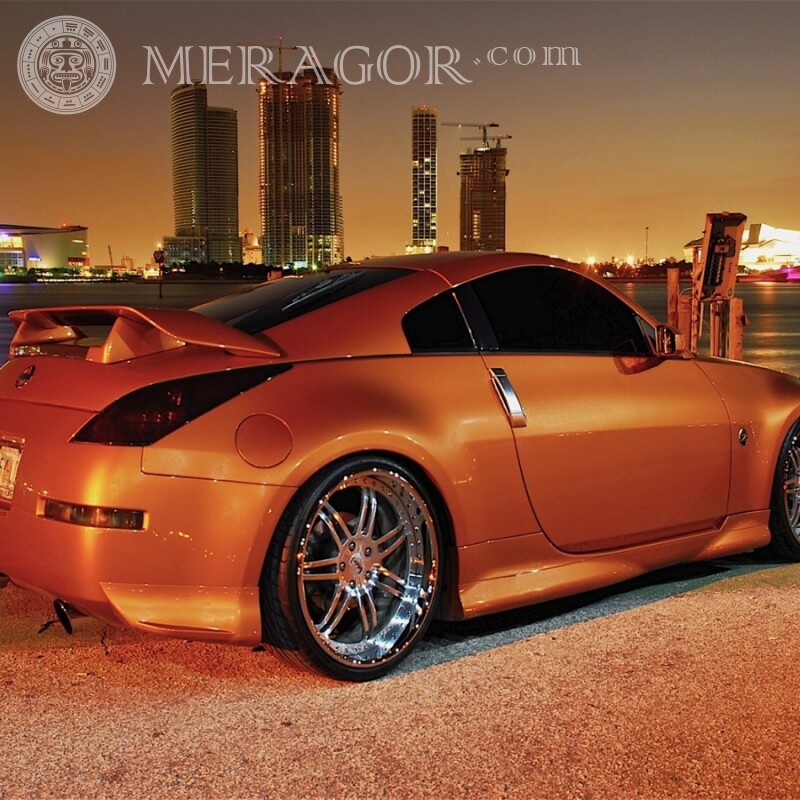 Download grátis no avatar para meninas cool carro laranja Carros Transporte