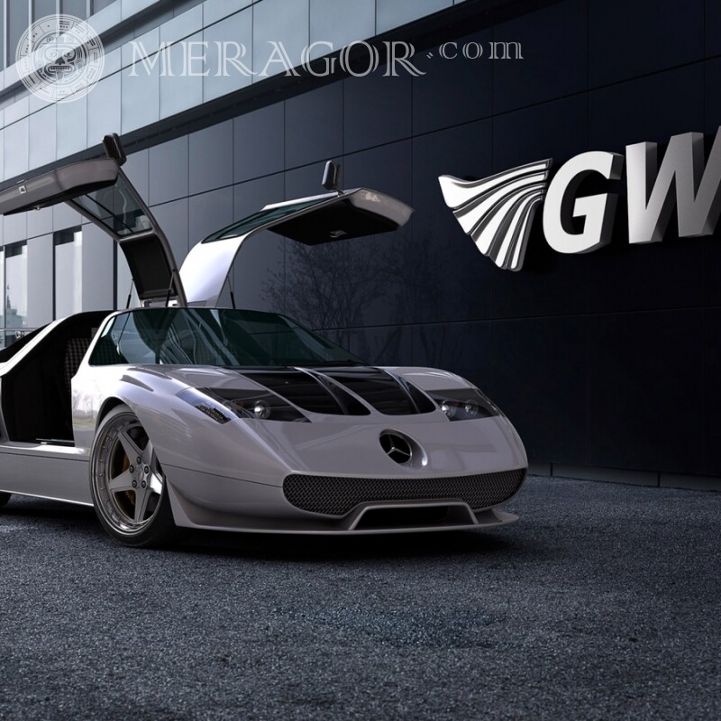 Free photo download car with lifting doors Cars Transport