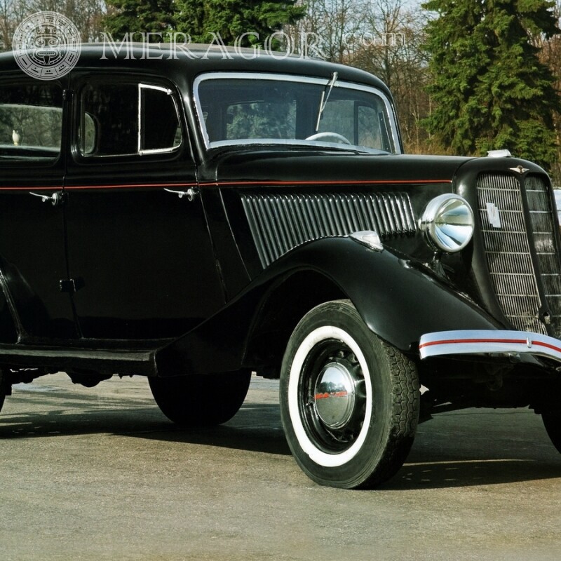 Free download for a guy a photo of a black retro car Cars Transport