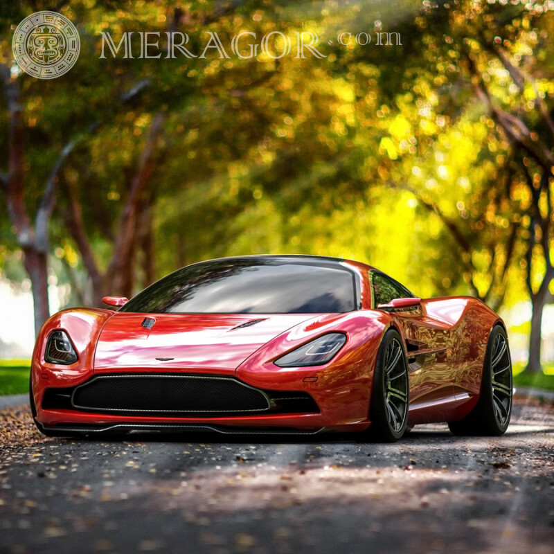 Sur la photo d'avatar téléchargement gratuit de voiture rouge magnifique pour les filles Les voitures Transport Course