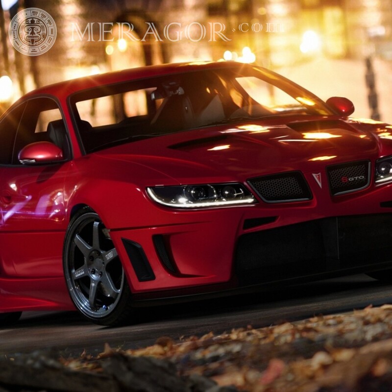 Red gorgeous car free download on your avatar Cars Transport Race