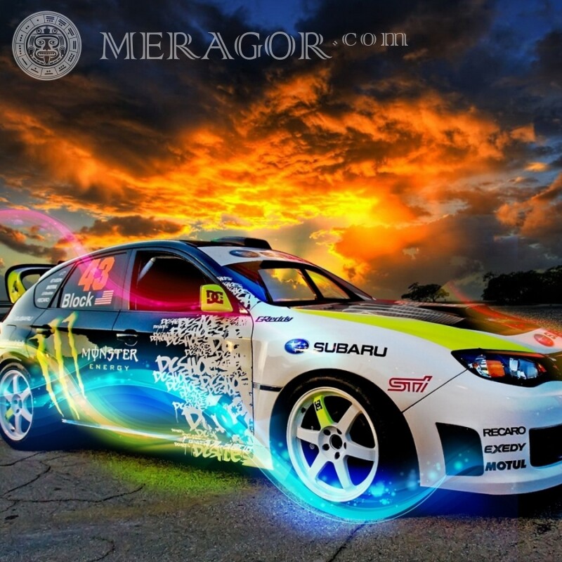 Cooles Auto für einen Kerl cooles Foto für einen Avatar-Download Autos Transport Rennen